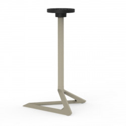 Set de 4 pieds de table Delta, Vondom ecru Basculant, H105 cm