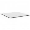 Set de 2 plateaux de table Vondom blanc,bordure noir Diamètre 50 cm