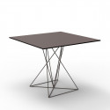 Table Faz inox, Vondom bronze 70x70xH72 cm
