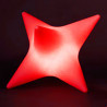 Tabouret lumineux Starlight, Slide design rouge