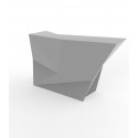 Banque d'accueil Origami, élément lateral, Proselec acier Laqué