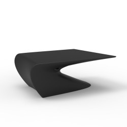 Table basse design Wing, Vondom Noir Mat