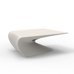 Table basse design Wing, Vondom Ecru Mat