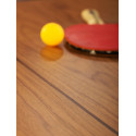 Table de réunion ping pong You & Me 220, RS Barcelona, plateau noyer, structure noire