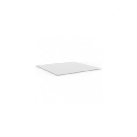 Plateau de table carré Mari-Sol ,Vondom blanc,bordure blanche 59x59 cm