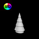 Sapin de Noel lumineux Forest, Vondom, hauteur 100 cm, éclairage multicolore Led RGBW, intérieur extérieur, alimentation filaire
