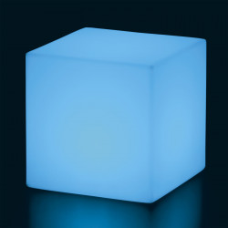 Cubo Led RGB 25 cm, Slide Design, alimentation batterie