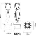 Déco Tulip design, Myyour rouge Tulip XL mate