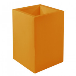 Pot Cubo Alto 40x40xH80 cm, double paroi, Vondom, orange