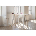 Table haute design Arki, Pedrali blanc 200x79cm