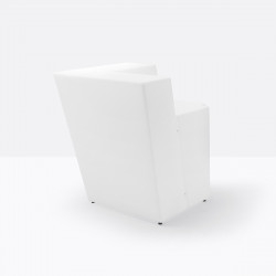 Élément d'angle bar Oblique, Pedrali Lumineux blanc