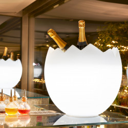Seau à Champagne Kalimera lumineux, Slide Design