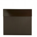 Bar Cordiale marron chocolat, module droit, Slide Design, L120 x P70 x H110 cm
