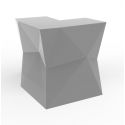 Banque d'accueil Origami, élément d'angle, Proselec acier Laqué