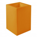 Pot Cubo Alto 40x40xH80 cm, simple paroi, Vondom, orange