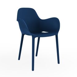 Set de 2 chaises Sabinas, Vondom bleu marine