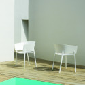 Set de 4 fauteuils Africa, Vondom vert cornichon