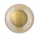 Applique plafonnier verre soufflé Horizon Doré fumé, diamètre 29 cm, Ebb & Flow, centre métal doré