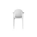 Lot de 4 fauteuils Brooklyn Revolution® en plastique recyclé, Vondom beige Cala 4021
