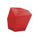 Pot Faz XL, modèle Medium, 92x77xH101 cm, Vondom, rouge