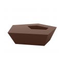 Table basse origami Faz, Vondom, bronze