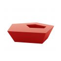 Table basse origami Faz, Vondom, rouge