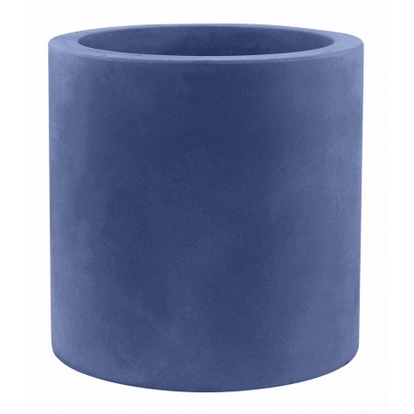 Pot Cylindre diamètre 40 x hauteur 40 cm, simple paroi, Vondom bleu marine