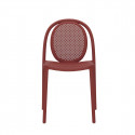 Lot de 4 chaises Remind 3730, Pedrali, rouge