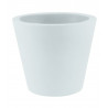Grand pot Conique diamètre 120 x hauteur 104 cm, simple paroi, Vondom blanc