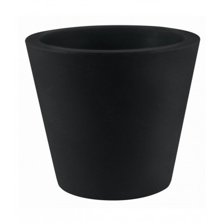 Pot Conique diamètre 80 x hauteur 80 cm, double paroi, Vondom noir