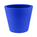 Lot de 4 Pots Coniques diamètre 45 x hauteur 39 cm, simple paroi, Vondom bleu marine