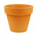 Lot de 2 Pots Maceta diamètre 50 x hauteur 43 cm, simple paroi, Vondom orange