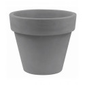 Pot Maceta diamètre 80 x hauteur 69 cm, simple paroi, Vondom gris argent