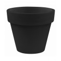 Pot Maceta diamètre 160 x hauteur 138 cm, simple paroi, Vondom noir