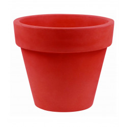 Pot Maceta diamètre 200 x hauteur 172 cm, simple paroi, Vondom rouge